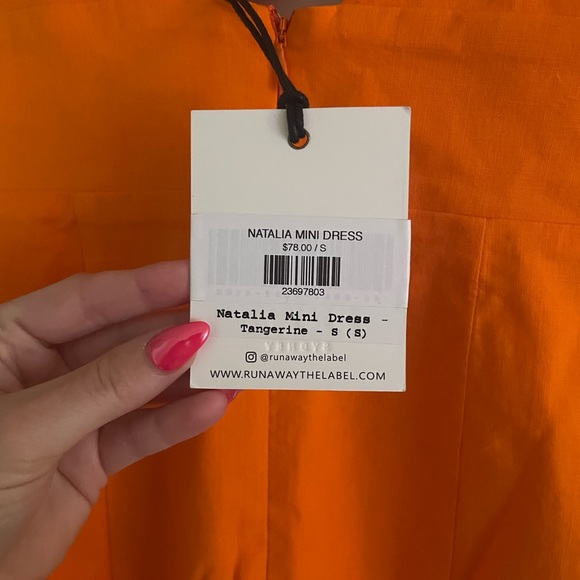 Runaway The Label - Orange Mini Dress - Picture 4 of 4
